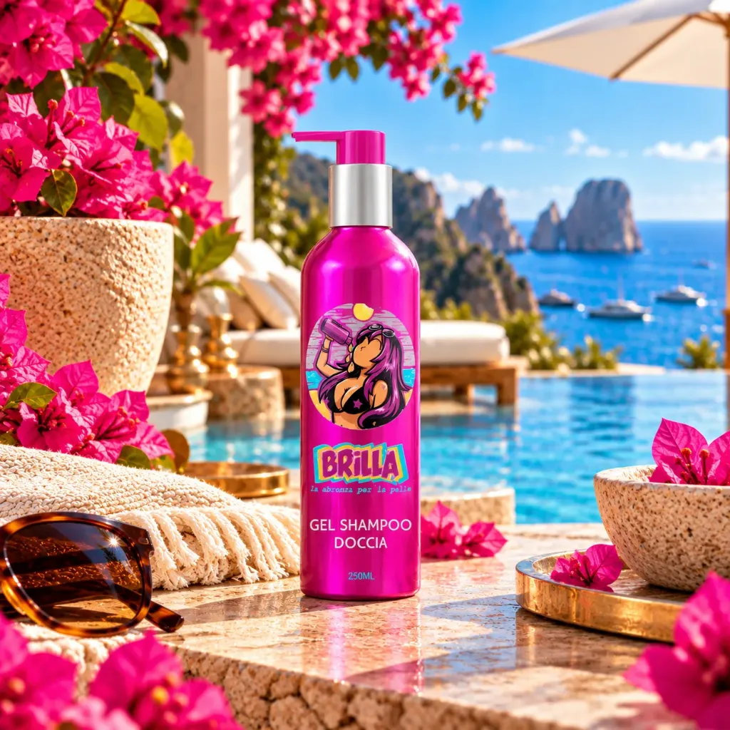 BRILLA GEL SHAMPOO DOCCIA SOLARE 250ML - LA GURU DEI CAPELLI